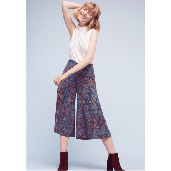 Anthropologie Essential Culotte cropped pants - Picture 1 of 9